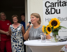 Hausleiterin Petra Mühlberger führte durch den Festakt