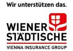 Logo Wiener Städtische, darüber steht "Wir unterstützen das."