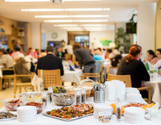 Das interkulturelle Mittagessen verwöhnte mit Schmankerln aus unterschiedlichen Ländern.