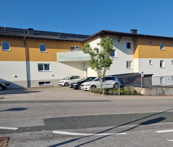Wohngebäude von außen