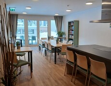Gemeinschaftsraum im Betreuten Wohnen Saalfelden Achenweg.