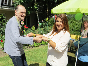 Ausgelassene Stimmung beim Sommerfest im Haus St. Antonius