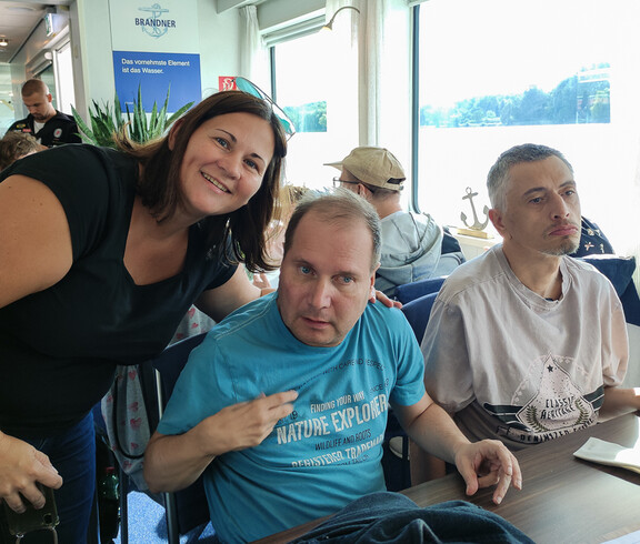 Schifffahrt der Klient*innen des Caritas Hauses Vitus - Caritas Burgenland