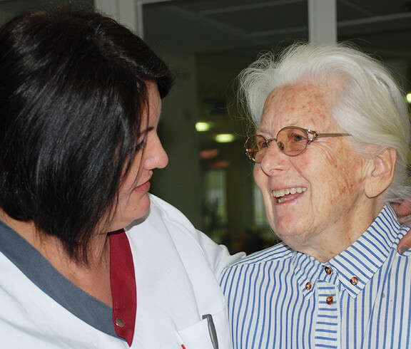 Entspannte Stimmung beim Wohlfühltag im Haus St. Bernadette