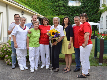 Pauline Meier feierte ihren 90. Geburtstag im Haus Baden