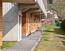 Innenseite Wohnanlage Eggersdorf