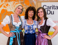 Mag. Birgit Florian, Claudia Zimmermann und Mag. Ulrike Scheibenbauer aus dem Haus St. Teresa