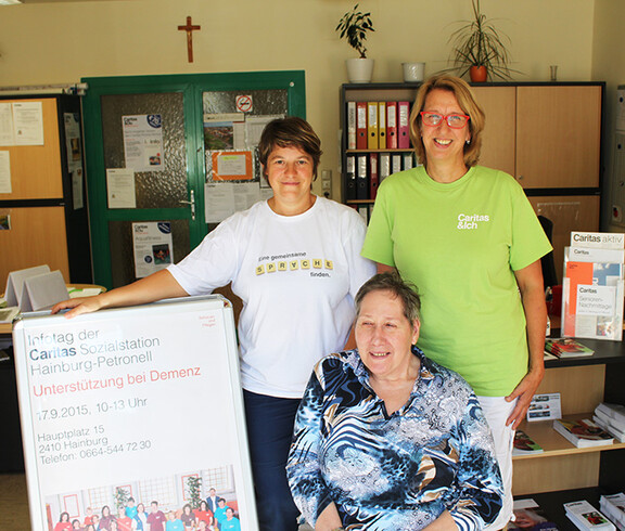 Infotag in der Sozialstation Hainburg-Petronell