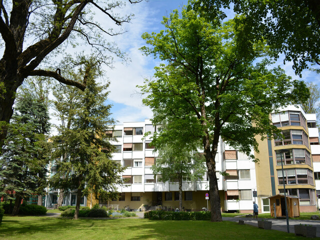 Die Außenansicht des Pflegewohnhaus "Haus Magdalena" in Klagenfurt.