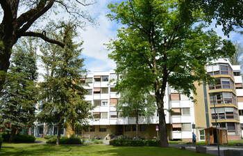 Die Außenansicht des Pflegewohnhaus "Haus Magdalena" in Klagenfurt.