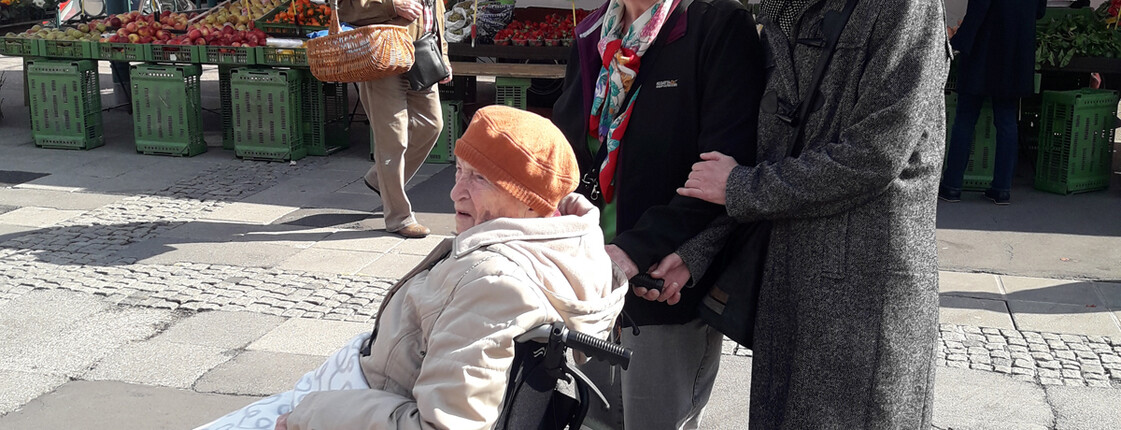 Tagesgäste am Südbahnhofmarkt