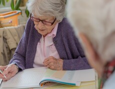 Gedächtnistraining ist bei uns Teil des Alltags.
