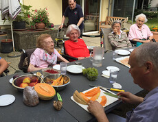 Melonen, Pfirsiche und Co. verkosten beim Genussvormittag im Haus Franz Borgia
