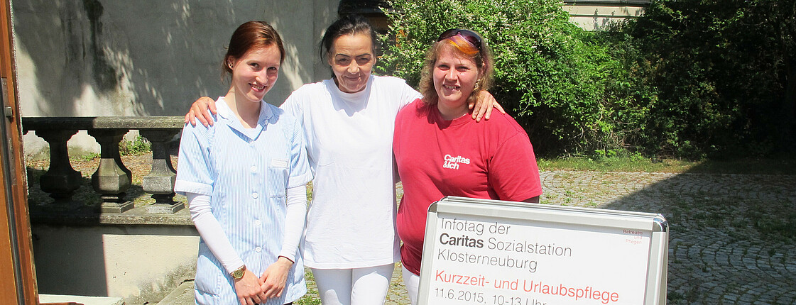 Die Caritas Sozialstationen Niederösterreich luden zum Infotag