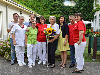 Pauline Meier feierte ihren 90. Geburtstag im Haus Baden