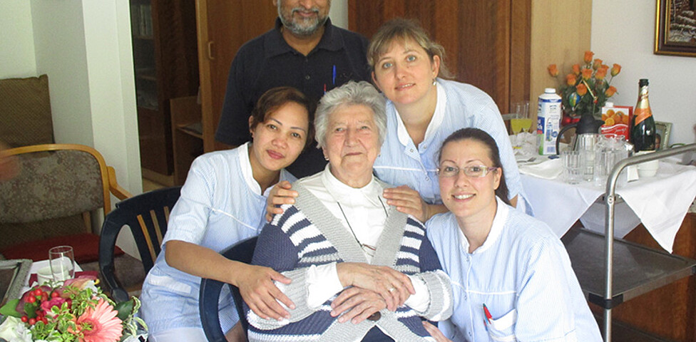 Zu ihrem 95. Geburtstag gratuliert Hilda Zenisek das Team im Haus St. Klemens herzlich!