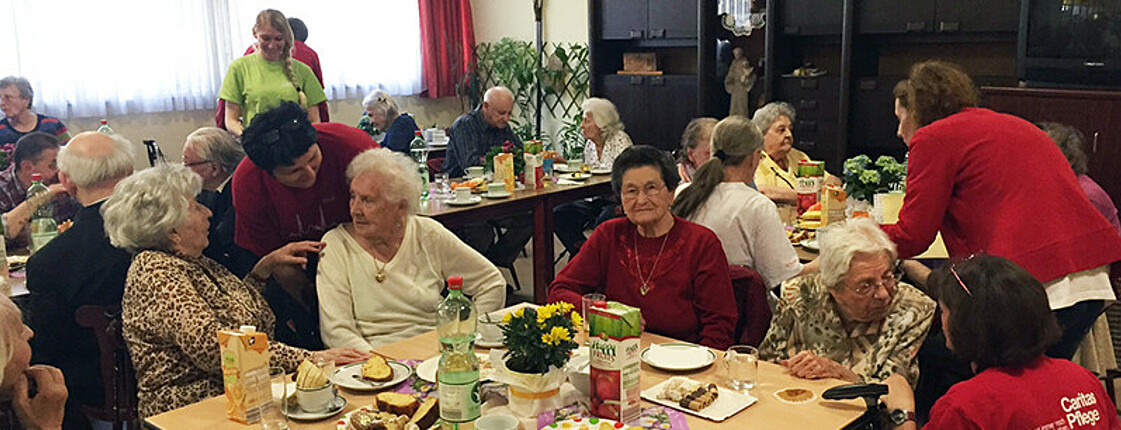 Frühlingscafé mit der Caritas Pflege Zuhause St. Anton